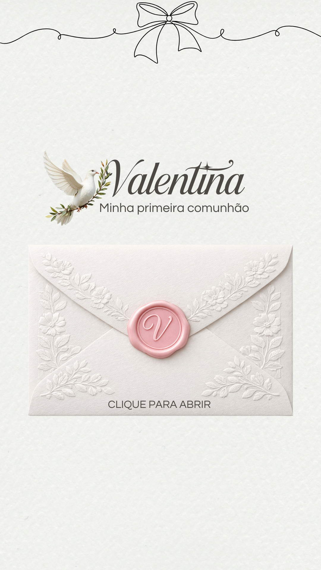 Capa do convite