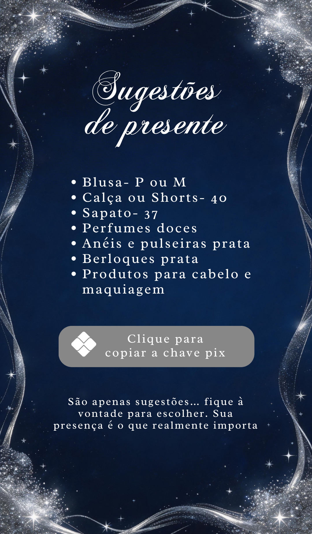 Sugestão de presente