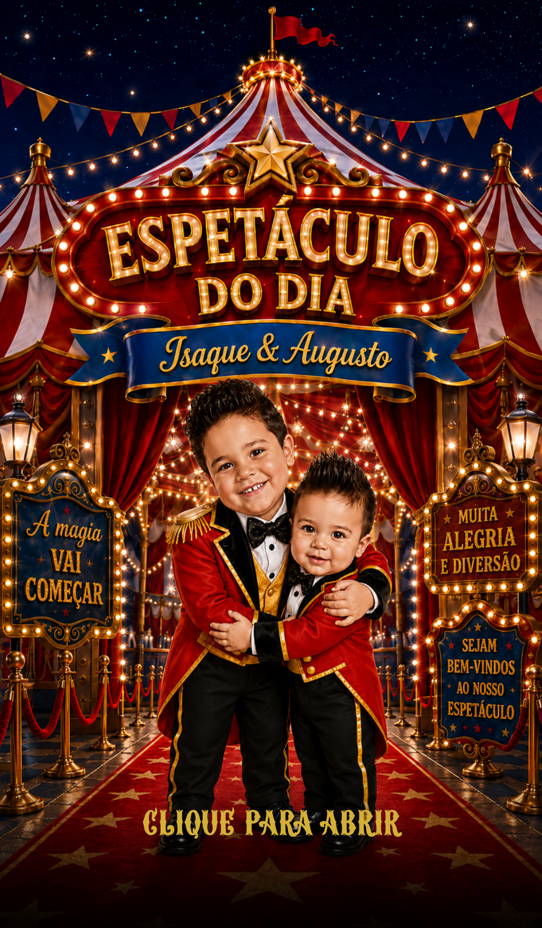 Capa do convite