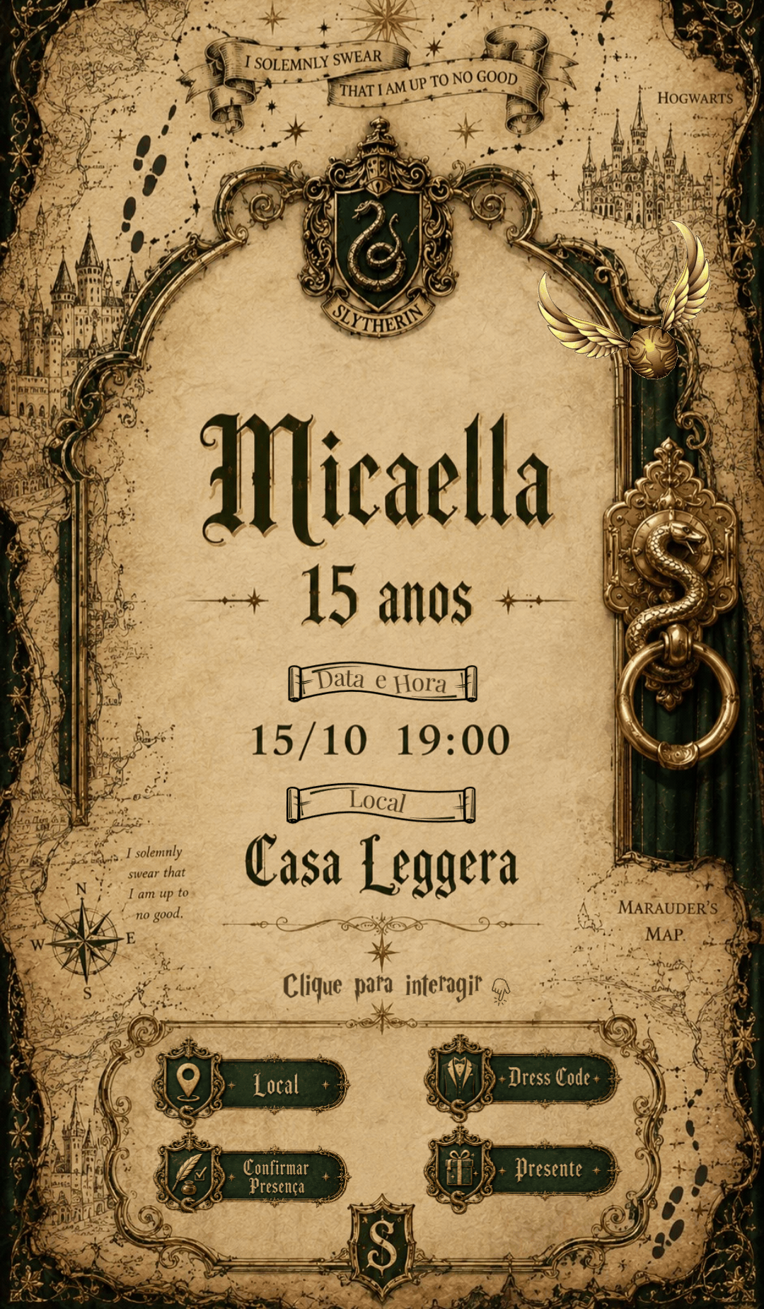 Convite revelado